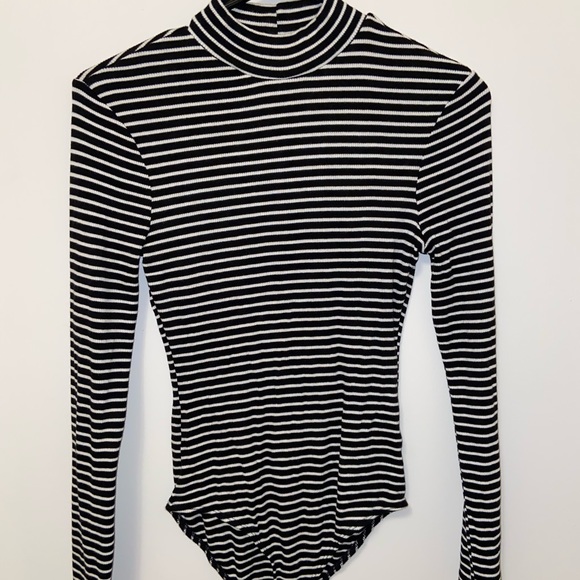 Striped Long Sleeve Bodysuit - Picture 1 of 2